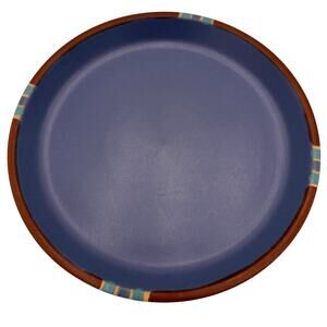 Dansk Blue Mesa Vintage Southwestern 10.5" Stoneware Dinner Plate